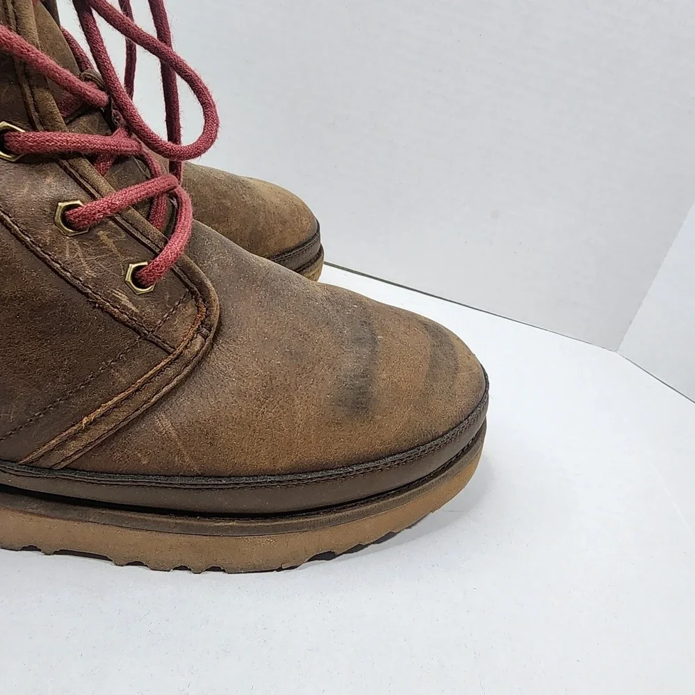 UGG Chukka Men's Size 10 F27019C Winter Boots -Chestnut Suede Waterproof  EUC